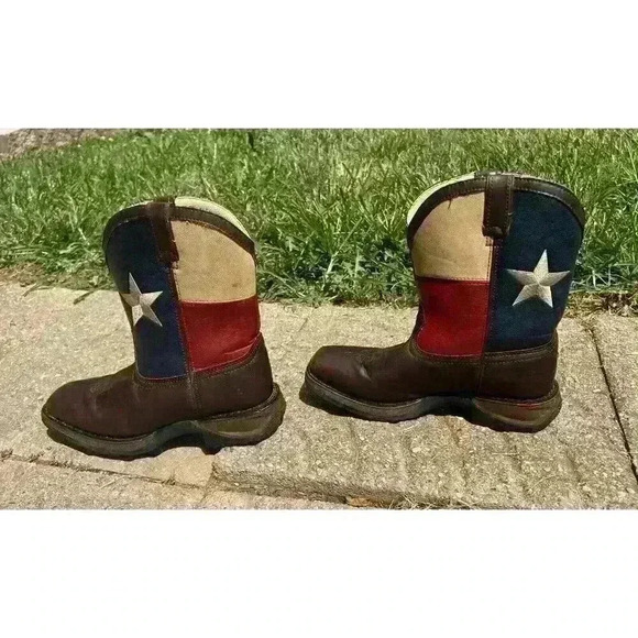 Durango American Flag Patriotic Western Boots Big Kids Size US 5.5 - Picture 7 of 16